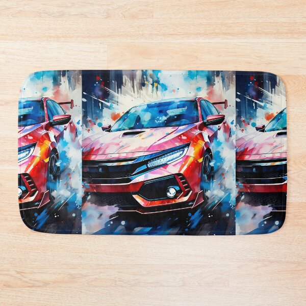 Item preview, Vibrant Hot Hatch Sports Car Bursting With Colorful Energy designed and sold by RevUpDesign.