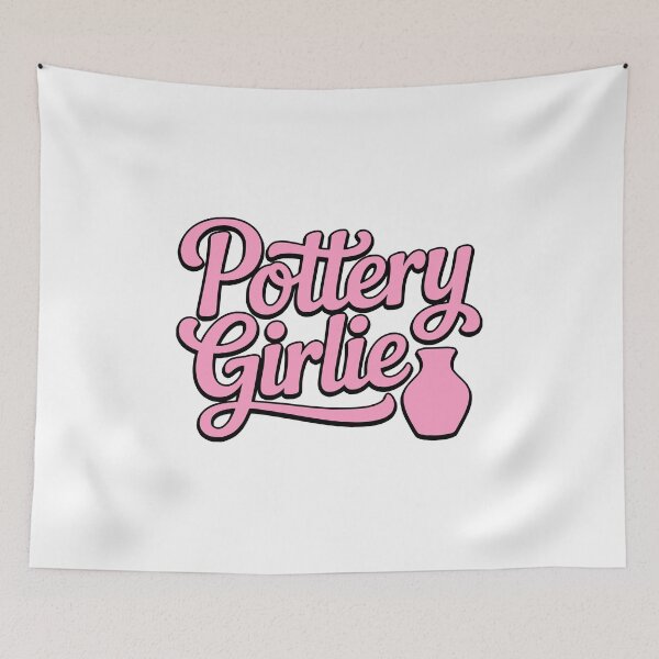 Item preview, Pottery Girlie! Pink Pottery Gift designed and sold by PMCreative.