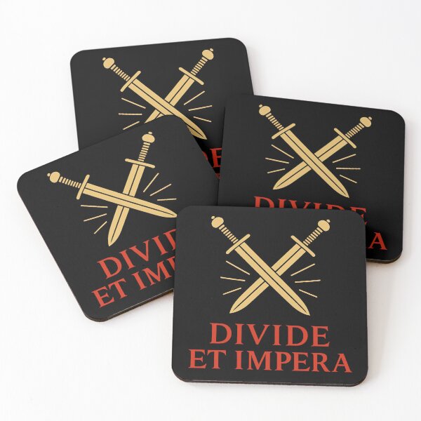 Item preview, Divide et Impera Roman Empire Maxim designed and sold by Retr0Tshirts.