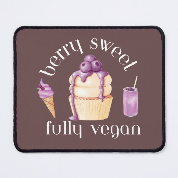 Item preview, Berry Sweet Fully Vegan – Cute Purple Dessert Illustration designed and sold by TheBeeKindSpace.