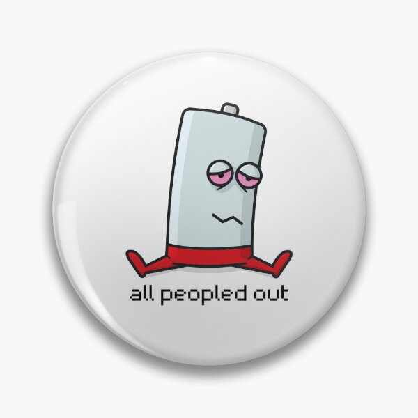 Item preview, All peopled out designed and sold by 4theloveofpearl.