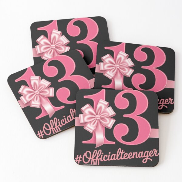 Item preview, 13th Birthday Girl Pink Coquette Bow Official Teenager 2026 designed and sold by Clairenity Studio.