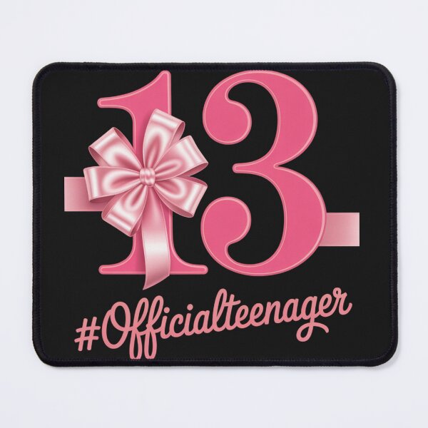 Item preview, 13th Birthday Girl Pink Coquette Bow Official Teenager 2026 designed and sold by Clairenity Studio.