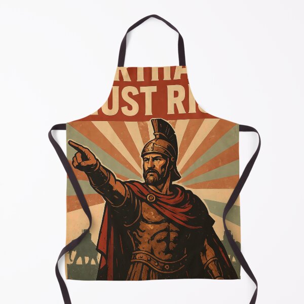 Item preview, Carthage Must Rise Vintage Propaganda Poster designed and sold by Retr0Tshirts.
