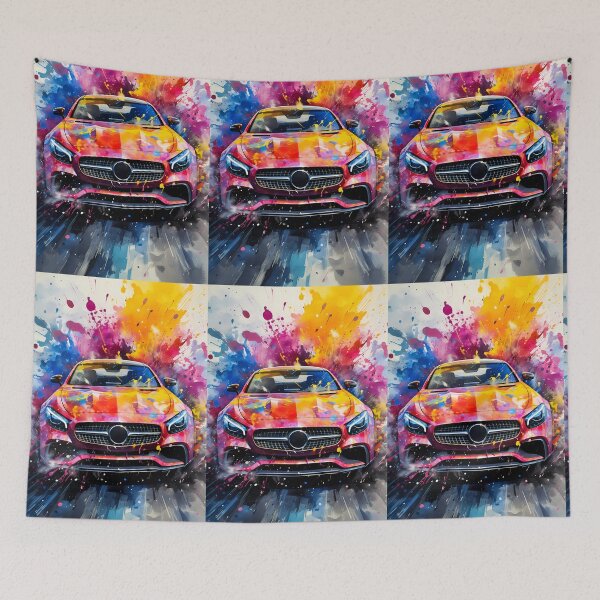 Item preview,  Sports Sedan Bursting With Vibrant Color Energy designed and sold by RevUpDesign.