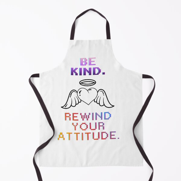 Item preview, Be Kind Rewind Your Attitude pink Quote designed and sold by SloganSauce.