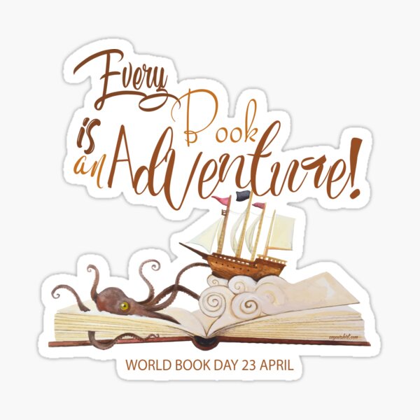 Every Book is an Adventure Sticker