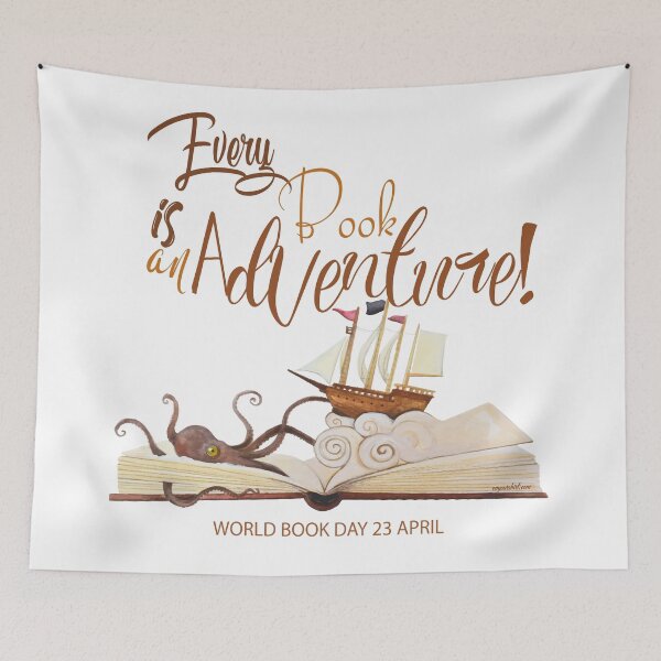 Item preview, Every Book is an Adventure designed and sold by IconicTee.