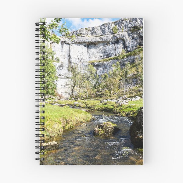 Item preview, Scenic Limestone Cliff by River At Malham Cove, Yorkshire, England designed and sold by Paul Thompson Photography.