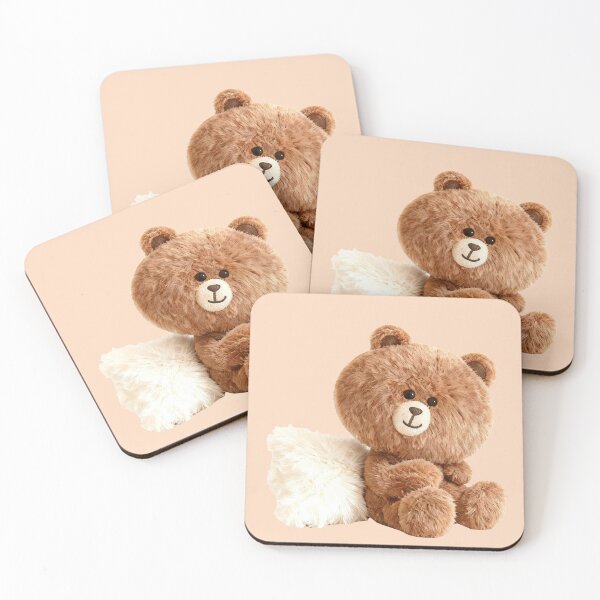 Item preview, Smiling Plush Bear  designed and sold by SoulGooDesign.
