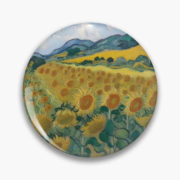 Item preview, Sunflower Field in Van Gogh Style designed and sold by matek133.