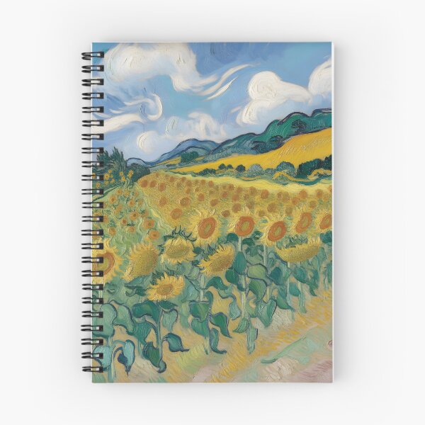 Item preview, Sunflower Field in Van Gogh Style designed and sold by matek133.