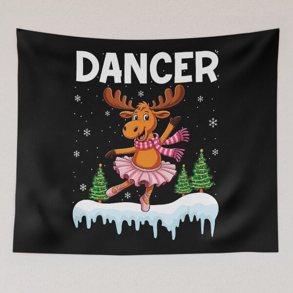 Item preview, Dancer Prancer Christmas Dancing Reindeer  designed and sold by WayTBeenkenArt.