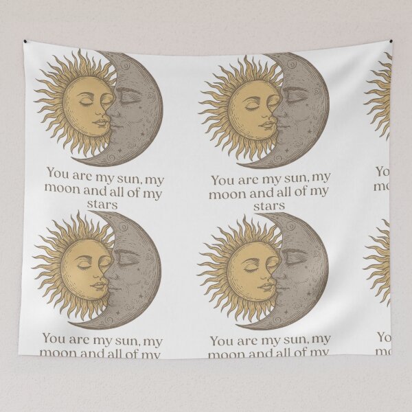 Item preview, Sun and Moon Lovers – You Are My Sun, My Moon & All My Stars Design designed and sold by GloboStyle Design .