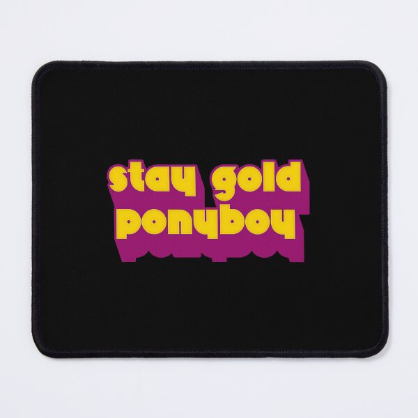 Item preview, The Outsiders Bold Purple Stay Gold Text designed and sold by ANTYDEPAUL.
