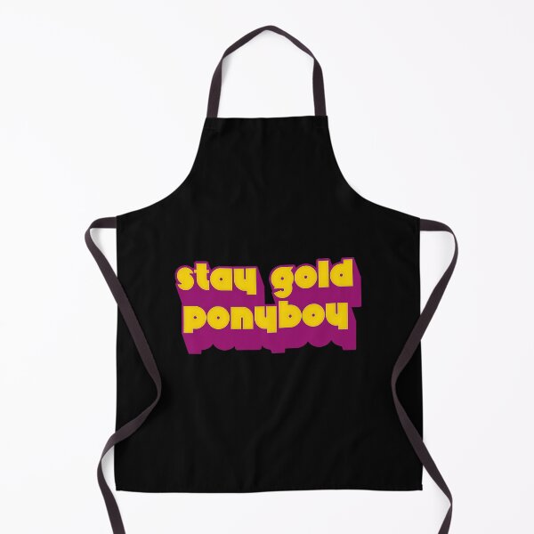 Item preview, The Outsiders Bold Purple Stay Gold Text designed and sold by ANTYDEPAUL.
