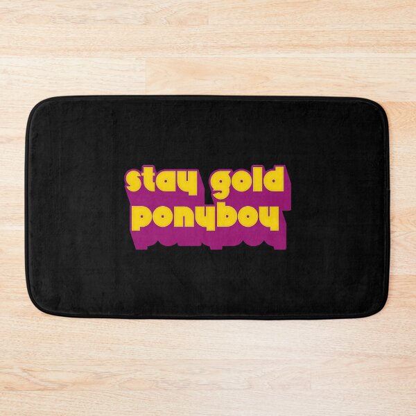 Item preview, The Outsiders Bold Purple Stay Gold Text designed and sold by ANTYDEPAUL.