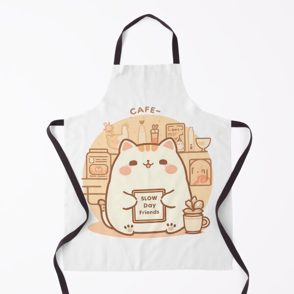 Item preview, Slow Day Café Cat – Blank Menu Board Edition designed and sold by SlowDayFriends.
