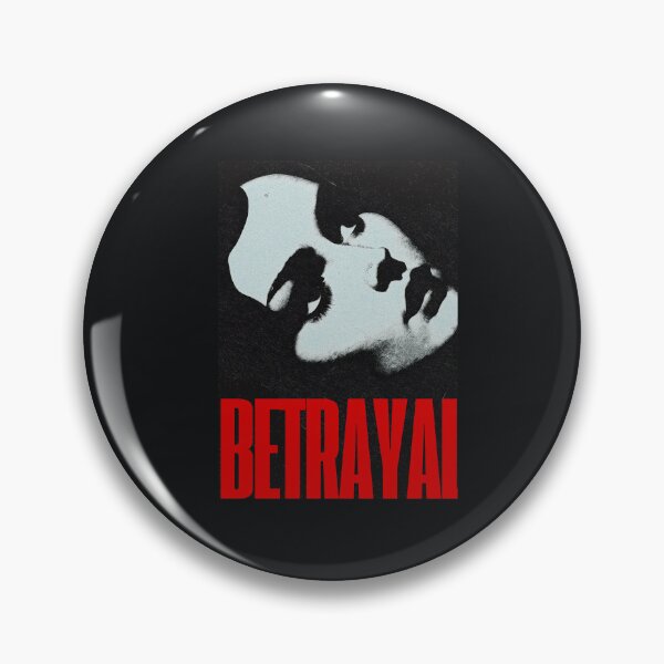 Item preview, Gritty Monochrome Portrait Poster with Bold Red Betrayal Theme designed and sold by Highlight-art.