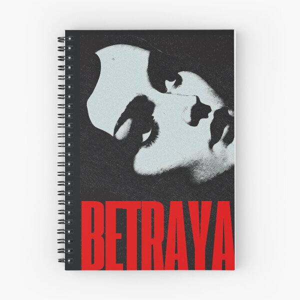 Item preview, Gritty Monochrome Portrait Poster with Bold Red Betrayal Theme designed and sold by Highlight-art.