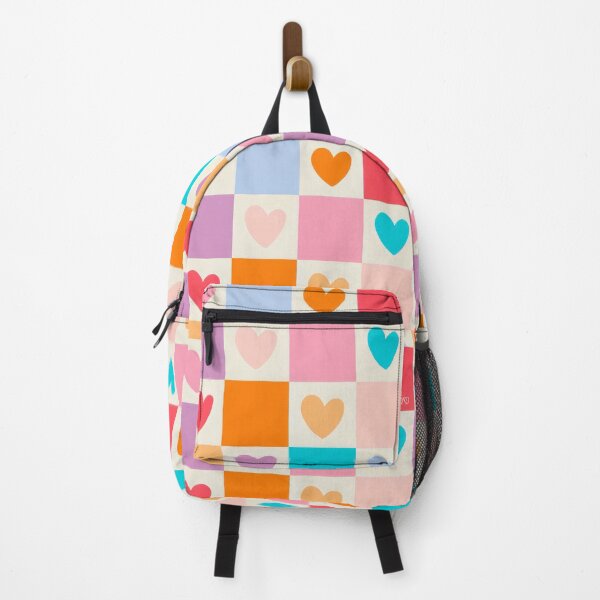 Item preview, Colorful Heart Checkered Pattern designed and sold by Colorville.