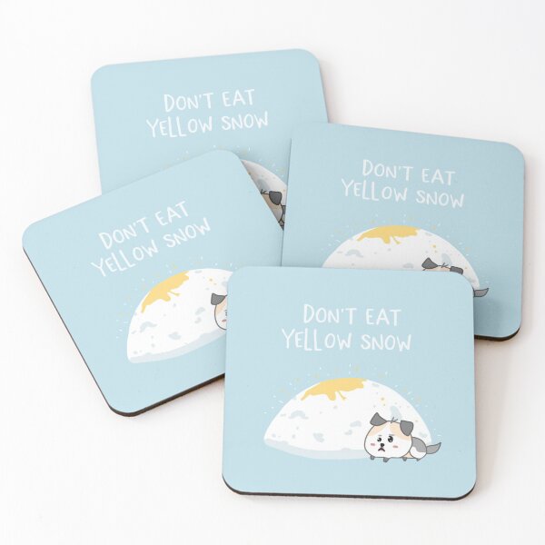 Item preview, Cute Puppy “Don’t Eat Yellow Snow” Winter Design iphone & Samsung case designed and sold by loccotown168.