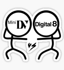 MiniDV vs Digital 8 Sticker