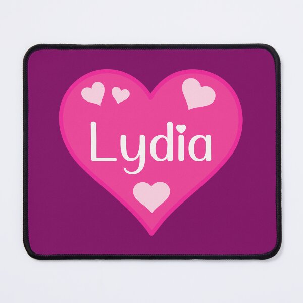 Item preview, Lydia Name Pink Heart  designed and sold by Jeallan Designs.