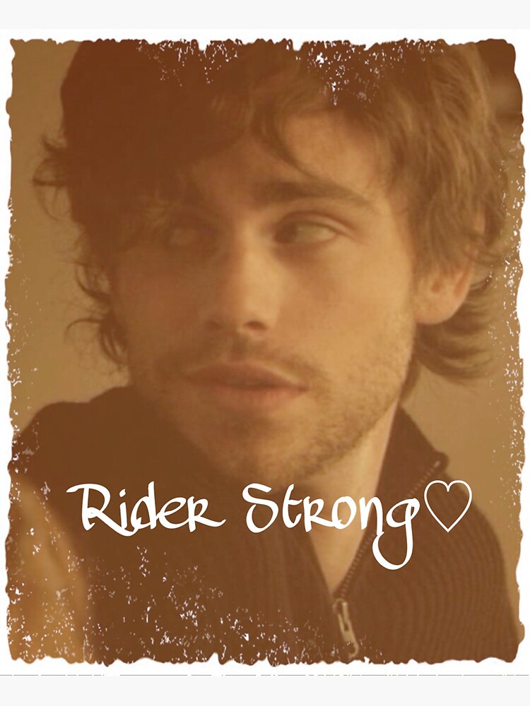 "Rider Strong " Sticker by HelgaArnoldOTP Redbubble