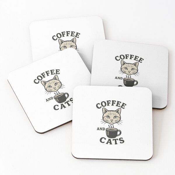 Item preview, cat and coffee designed and sold by wwraw.