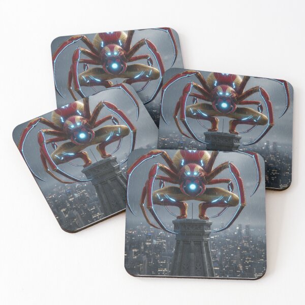 Item preview, “Armored Cyber Spider in the Storm” designed and sold by JebinCrafts.