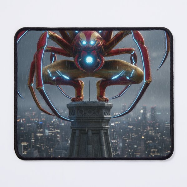 Item preview, “Armored Cyber Spider in the Storm” designed and sold by JebinCrafts.