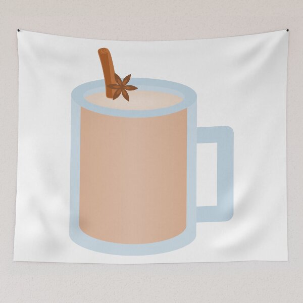 Item preview, chai latte illustration designed and sold by sweetb3rry.