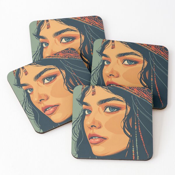 Item preview, Vintage Portrait of a Gypsy Woman designed and sold by Vintage City.