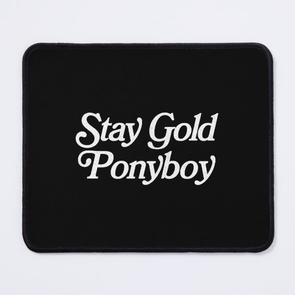 Item preview, The Outsiders Light Blue Stay Gold Typography designed and sold by ANTYDEPAUL.