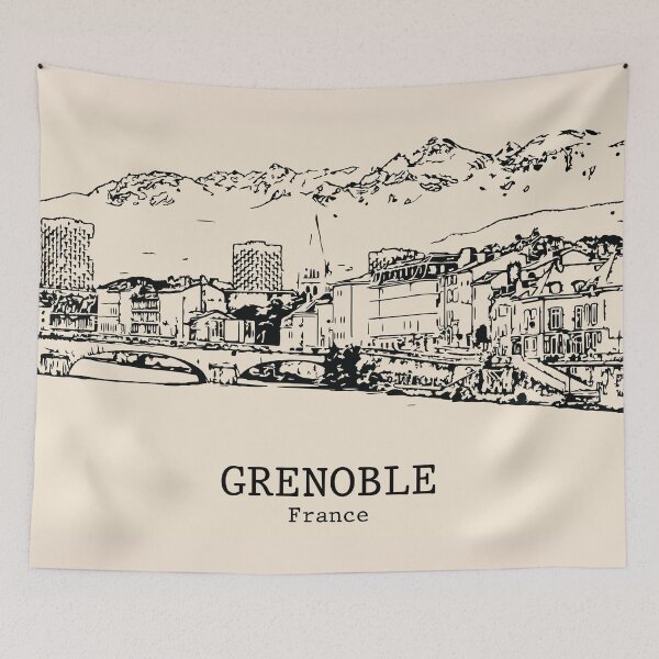 Item preview, Grenoble - France designed and sold by Lakeric Cityscapes.