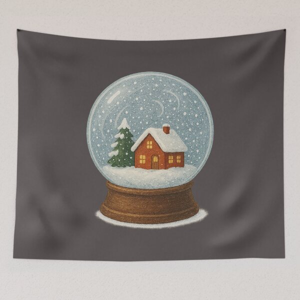 Item preview, ?  Snow Globe Winter Scene designed and sold by FusionRealm.