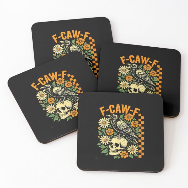 Item preview, Calavera de Cuervo Negro Fcawf Flor Divertida designed and sold by tadmercado.