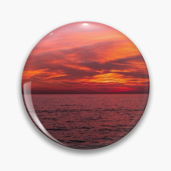 Item preview, Colourful Sunset Over A Calm Sea Photographic Print designed and sold by Mother-Nature65.