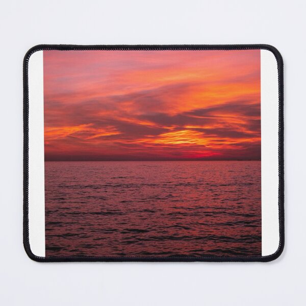 Item preview, Colourful Sunset Over A Calm Sea Photographic Print designed and sold by Mother-Nature65.
