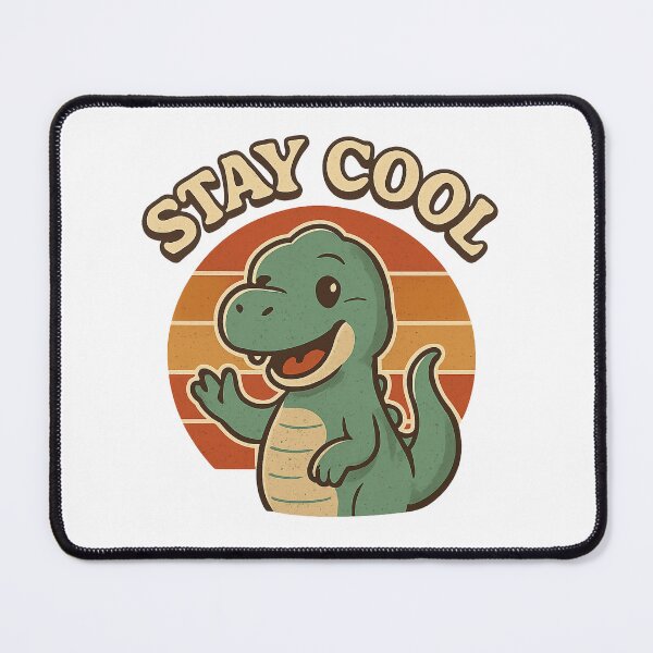 Item preview, Stay Cool Retro Dinosaur designed and sold by VibeLab_Art.