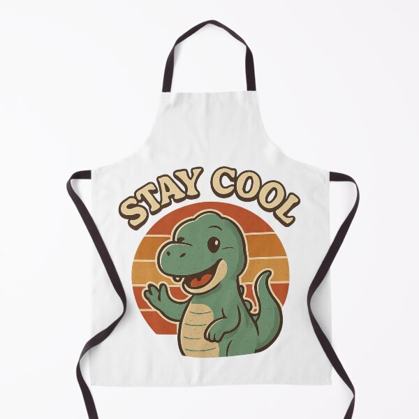 Item preview, Stay Cool Retro Dinosaur designed and sold by VibeLab_Art.