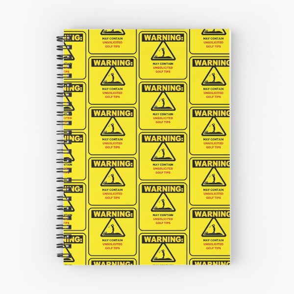 Item preview, Warning May Contain Unsolicited Golf Tips Shirt | Funny Golfer Hazard Label Gift  designed and sold by Searching ideas.