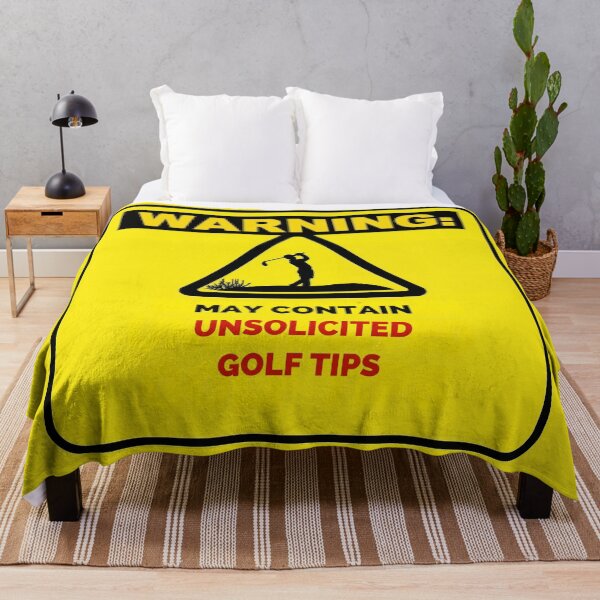 Item preview, Warning May Contain Unsolicited Golf Tips Shirt | Funny Golfer Hazard Label Gift  designed and sold by Searching ideas.