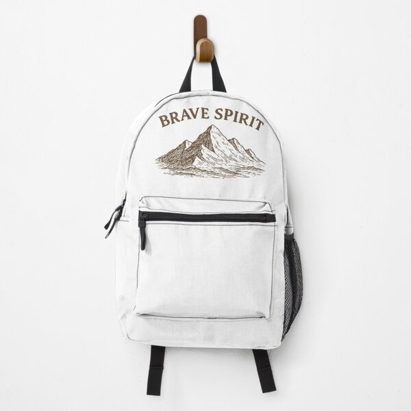 Item preview, Brave Spirit – Vintage Textbook-Style Mountain Sketch with Fine Line Etching designed and sold by DaEeX.
