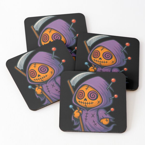 Item preview, Small, cute, and confused voodoo Grim Reaper designed and sold by randrdesign.