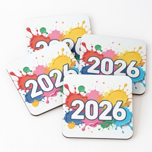 Item preview, 2026 Watercolor Splash Sticker – Bold, Colorful & Perfect for Laptops, Water Bottles & Journals! designed and sold by ArtWearStudio12.