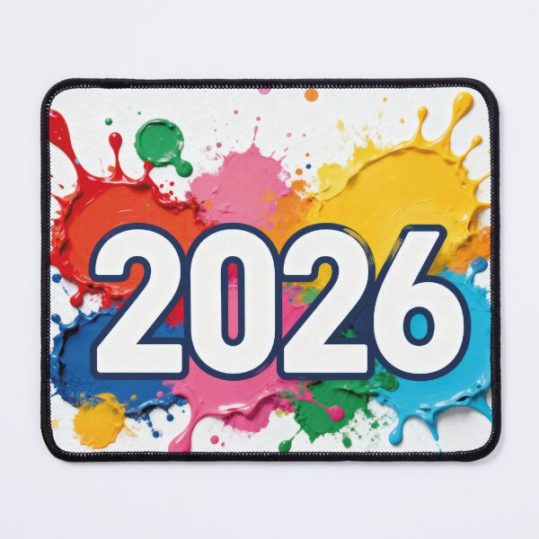 Item preview, 2026 Watercolor Splash Sticker – Bold, Colorful & Perfect for Laptops, Water Bottles & Journals! designed and sold by ArtWearStudio12.