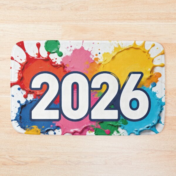 Item preview, 2026 Watercolor Splash Sticker – Bold, Colorful & Perfect for Laptops, Water Bottles & Journals! designed and sold by ArtWearStudio12.