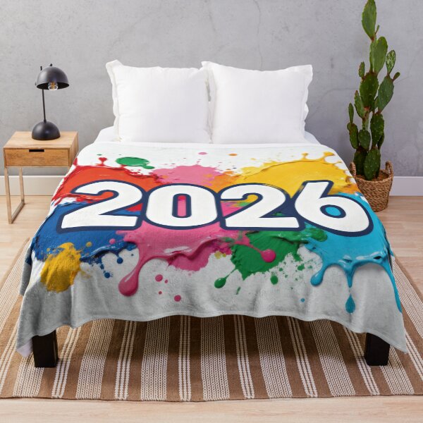 Item preview, 2026 Watercolor Splash Sticker – Bold, Colorful & Perfect for Laptops, Water Bottles & Journals! designed and sold by ArtWearStudio12.
